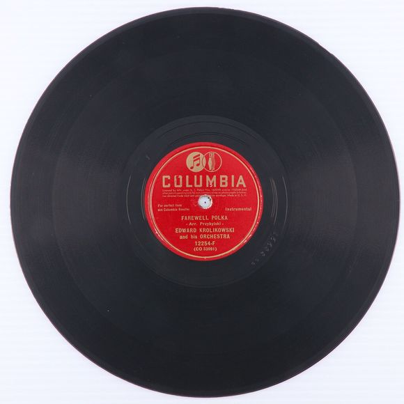 Edward Krolikowski - Farewell / Grasshopper Polka 1944 10" 78 rpm Record 12254-F - Picture 2 of 16